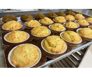 Low Carb Cornmeal Muffins - Fresh Baked